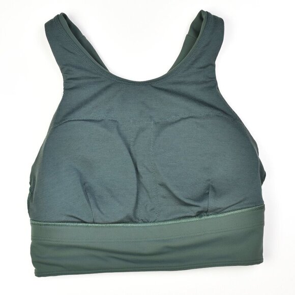 Lululemon Wunder Train Longline Bra Olive Green - 4 - Picture 2 of 6